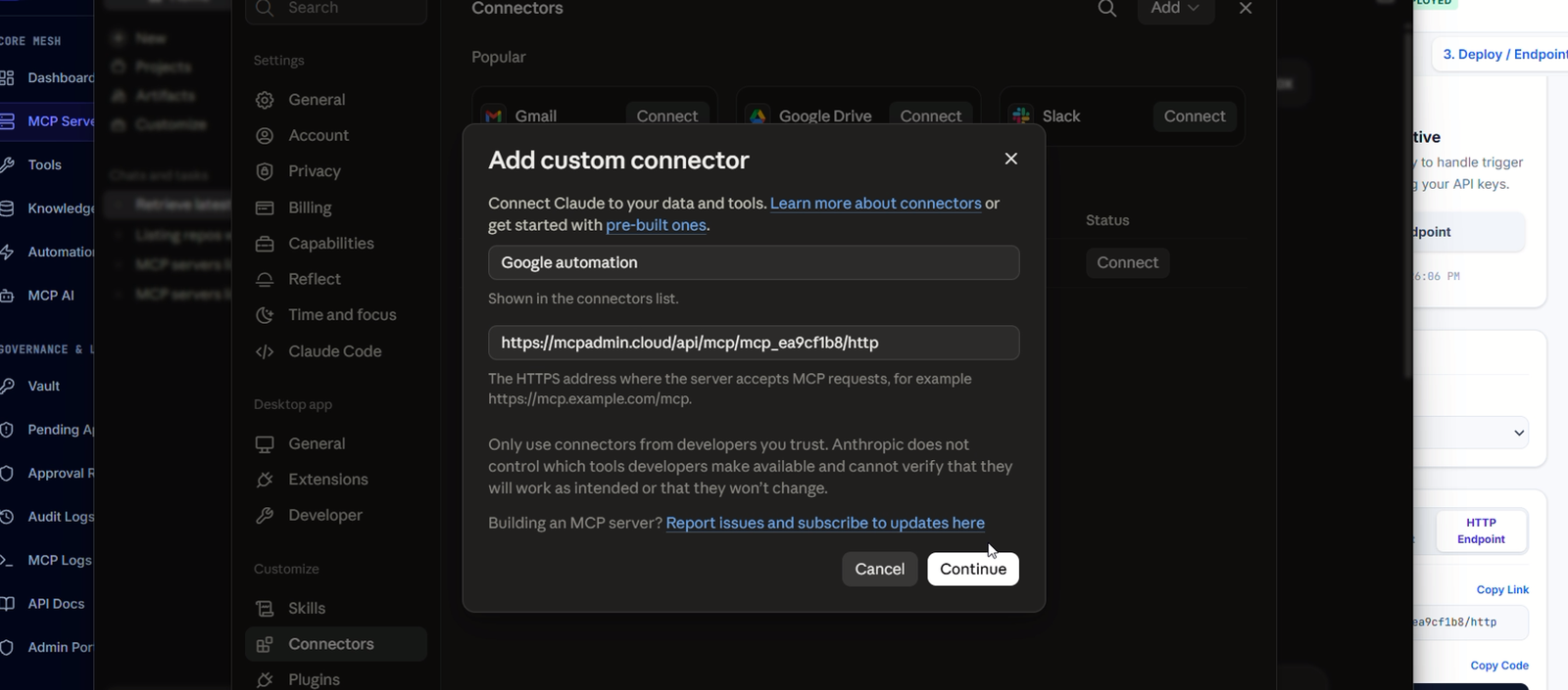 How to Create Custom Connectors for Claude: Complete Guide (MCP ADMIN Method)
